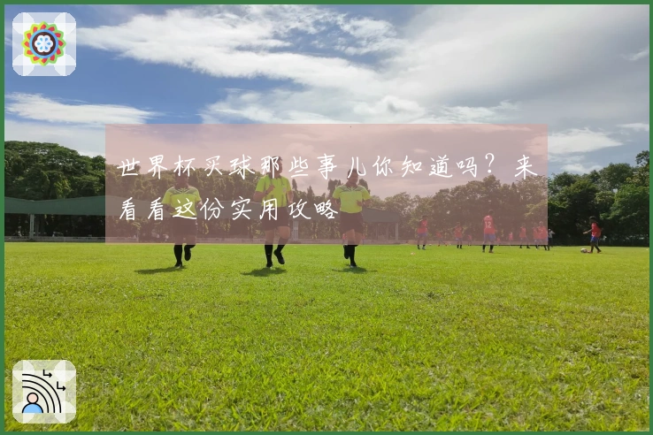世界杯买球那些事儿你知道吗?来看看这份实用攻略